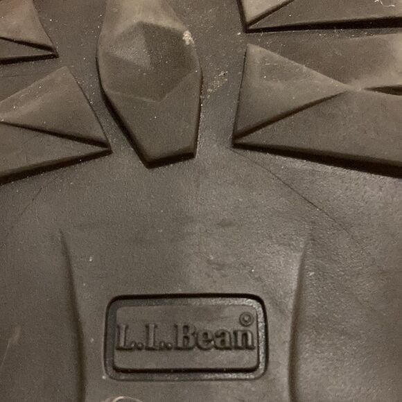 LLBean NWOT Tan Lace Up Nordic Winter Boot with Fleece Lining & Roll Down Cuff. - Picture 6 of 8